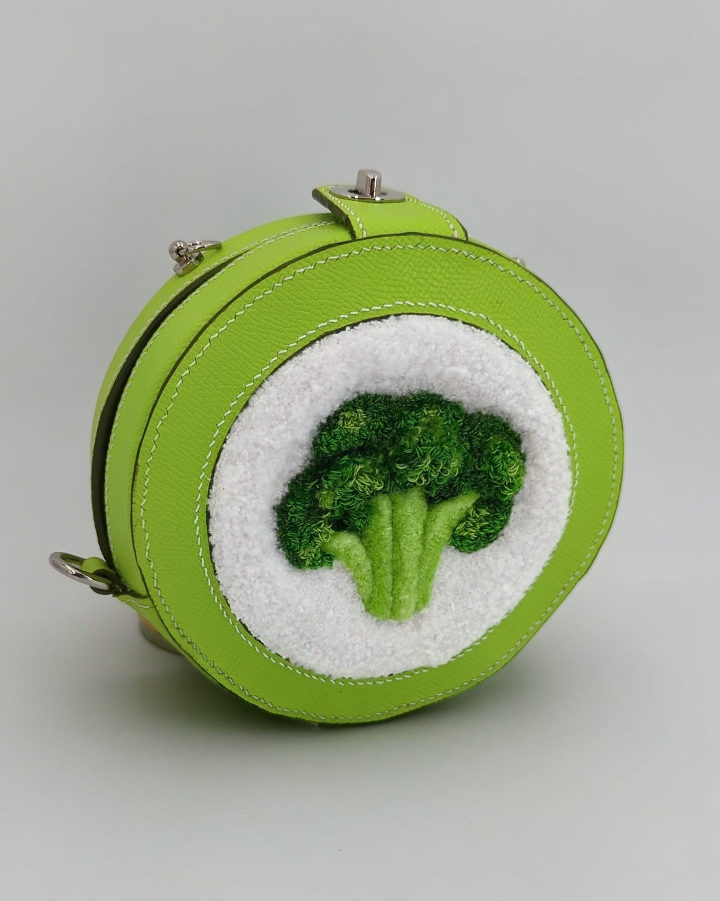 Broccoli Crossbody Bag - Handcrafted Premium Leather