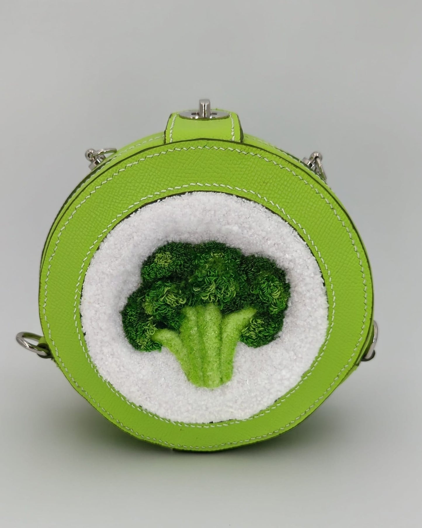 Broccoli Crossbody Bag - Handcrafted Premium Leather