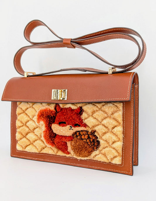 The Autumn Squirrel Crossbody