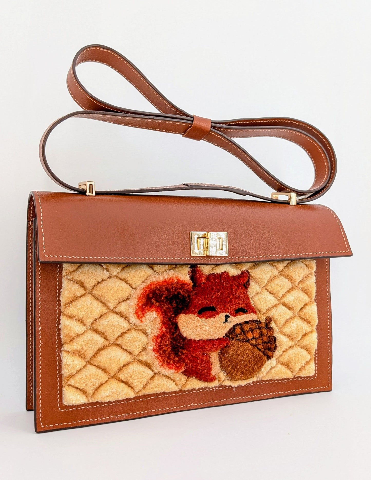 The Autumn Squirrel Crossbody